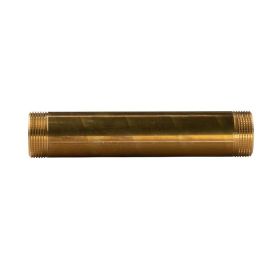 Messing Gewinde-Fitting Distanzdoppelnippel 1 1/4" - 1 1/4" L= 200mm, schwere Ausführung