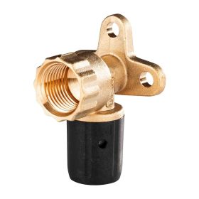 Selfio-Steck Aluverbund Steckfitting  Wandwinkel 16 x 2 mm - 1/2" - 39 mm DVGW