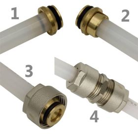 Rohrkupplung Universal 14 x 2 mm 20 Stück