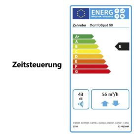 Dezentrales Zehnder Komfort-Lüftungsgerät ComfoSpot 50 ohne Außenwandhaube