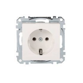 Merten System M SCHUKO-Steckdose MEG2301-0319 polarweiß glänzend