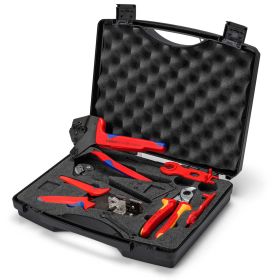 KNIPEX Werkzeugkoffer für Photovoltaik 7-teilig