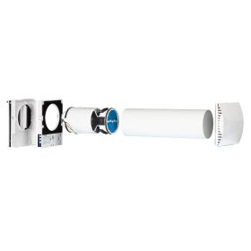 Blauberg Komplettset dezentrales Lüftungsgerät VENTO Expert DUO A30-1 W V.2 weiße Innenblende, WLAN, DN 160