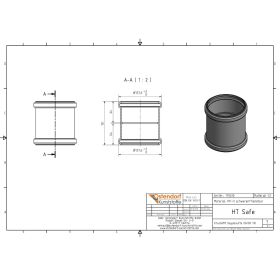 HTsafe Doppelmuffe DN/OD 110