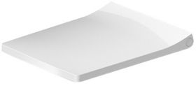 Duravit WC-Sitz Viu Weiß, Scharniere edelstahl, mit Absenkautomatik
