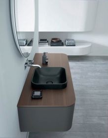Duravit Design Siphon, schwarz matt