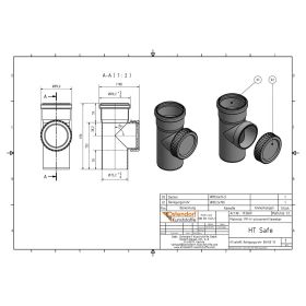 HTsafeRE Reinigungsrohr DN 75