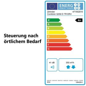 Zehnder ComfoClime Cool Komfort-Paket 24 mit Lüftungsgerät ComfoAir Q350 TR Enthalpie