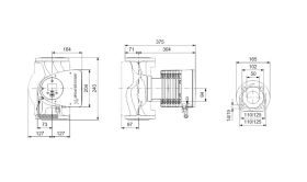 Grundfos Hocheffizienz-Umwälzpumpe Magna3 F 50-60 240 mm 97924660