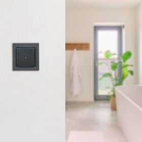 Homematic IP Smart Home Temperatur- und Luftfeuchtigkeitssensor innen HmIP-STH-A anthrazit