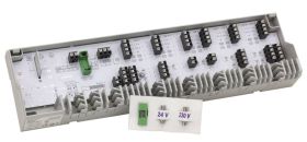 Anschlussleiste Alpha Basis direct Standard 24 V / 230 V für 6 Heizzonen