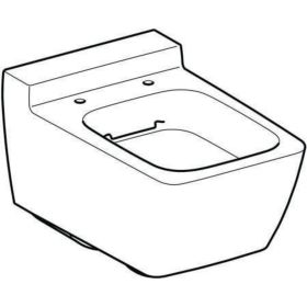 Geberit Xeno2 Wand-WC Tiefspüler geschlossene Form Rimfree, weiß KeraTect