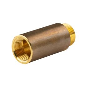 Messing Gewinde-Fitting Hahnverlängerung IG/AG 3/4" (DN 20) Länge 60 mm  - schwere Ausführung