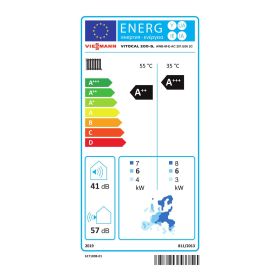 Viessmann Vitocal 200-S  Luft/Wasser-Wärmepumpe 6 kW AWB-M-E-AC201.E06 2C mit Vitocell 100-V 250 L
