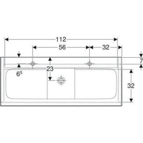 Geberit iCon Set MWT m. US, 2 Schubl. 120x63x48cm, Eiche/Griff lava