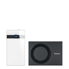Buderus Luft-Wasser-Wärmepumpe Logaplus M WLW186i-5 AR TP70 weiss