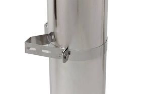 Schornstein Wandbefestigung Wandabstand 50 mm Edelstahl DW DN 180