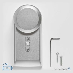 Homematic IP Smart Home Türschlossantrieb HmIP-DLD-S silber