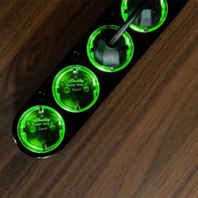 Shelly Power Strip 4 Gen4 smarte Steckdosenleiste mit Leistungsmessung, schwarz