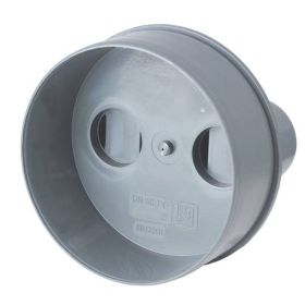 Airfit Rohrbelüfter aus PP für Abflussrohr grau DN 110