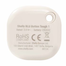 Shelly BLU Button Tough, Bluetooth Schalter & Dimmer, batteriebetrieben, hellbeige