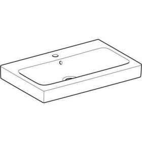 Geberit iCon Waschtisch, 75x48,5cm m. Hl., m. Ül., weiß