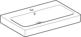 Geberit iCon Waschtisch, 75x48,5cm m. Hl., m. Ül., weiß