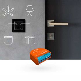 Shelly i4 Gen3 Unterputz Szenenaktivierer + Shelly Wall Switch 4 / Wandtaster 4-fach