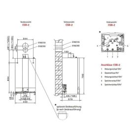 Wolf Gas-Brennwerttherme CGB-2-20 ComfortLine 20 kW, inkl. Regelung BM-2 und Zubehör