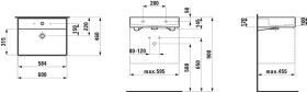 LF Möbel-WT Kartell 1 HL m.ÜL 600x460 weiß