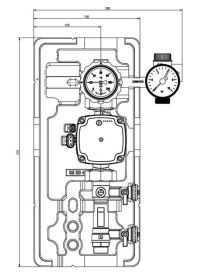 Afriso Solarpumpengruppe PrimoSol 130-1, G ¾, 2 - 12 l