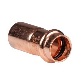 Kupfer Pressfitting Reduzierstück 22 x 18 mm V+M-Kontur DVGW