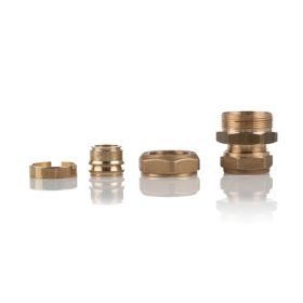 Klemmverschraubung für Solarrohre DN 16 x 22 mm