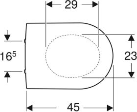 Geberit iCon WC-Sitz, weiß mit Absenkautomatik