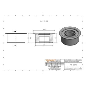 HTsafeRI Innenreduktion DN 110/50