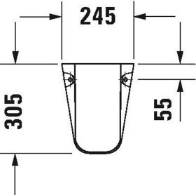 Halbsäule D-Code für 231065/231060/231055/034812, weiß