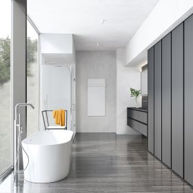 ETHERMA Bad-Infrarotheizung LAVABATH2-PURE-700-W, weiß, 62 x 160 cm, 700 W