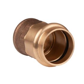 Kupfer Pressfitting Übergang aus Rotguss 28 mm - 3/4" IG V+M-Kontur DVGW