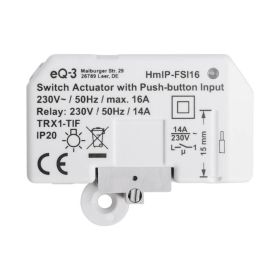 Homematic IP Smart Home Schaltaktor mit Tastereingang (16 A) - Unterputz HmIP-FSI16