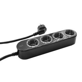 Shelly Power Strip 4 Gen4 smarte Steckdosenleiste mit Leistungsmessung, schwarz