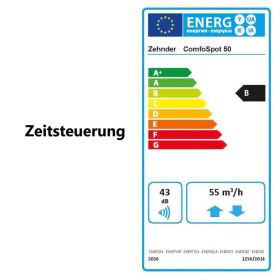 Dezentrales Zehnder Komfort-Lüftungsgerät ComfoSpot 50 Außenwandhaube Edelstahl