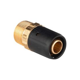 Selfio-Steck Aluverbund Steckfitting  Übergang Außengewinde 16 x 2 - 1/2" DVGW