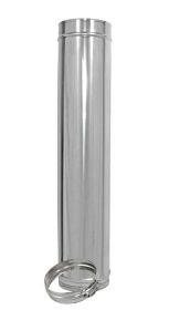 Schornstein Längenelement 1000 mm Edelstahl DW DN 100