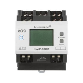 Homematic IP Smart Home Funk-Dimmaktor für Hutschienenmontage, HmIP-DRDI3, 3-fach