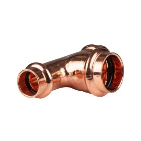 Kupfer Pressfitting T-Stück Mittelgang erweitert 15 x 22 x 15 mm V+M-Kontur DVGW