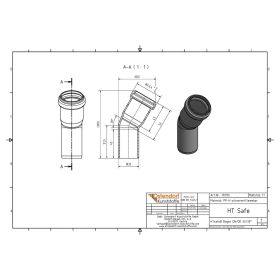HTsafeB Bogen DN 32 30 Grad
