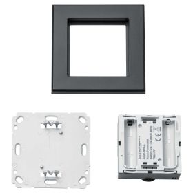 Homematic IP Smart Home Wandthermostat HmIP-WTH-A mit Luftfeuchtigkeitssensor anthrazit