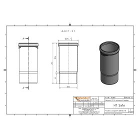 HTsafeL Langmuffe DN 110