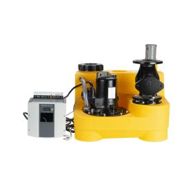 Jung Pumpen Fäkalienhebeanlage COMPLI 400 E (230V) mit montierter Rückschlagklappe R80