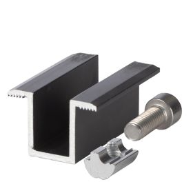 Selfio Schrägdach-Montageset (Pfanne/Ziegel) zur vertikalen Montage (Portrait) von 28 Photovoltaik-Modulen